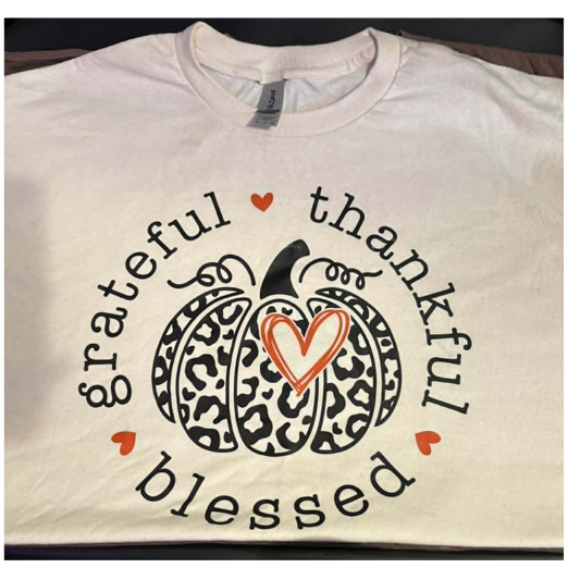 THANKFUL- XL  SHORT SLEEVE