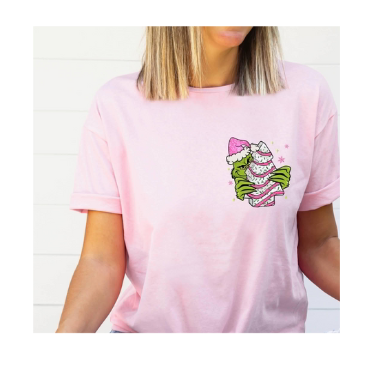 GRINCH CAKE-2X SHORT SLEEVE